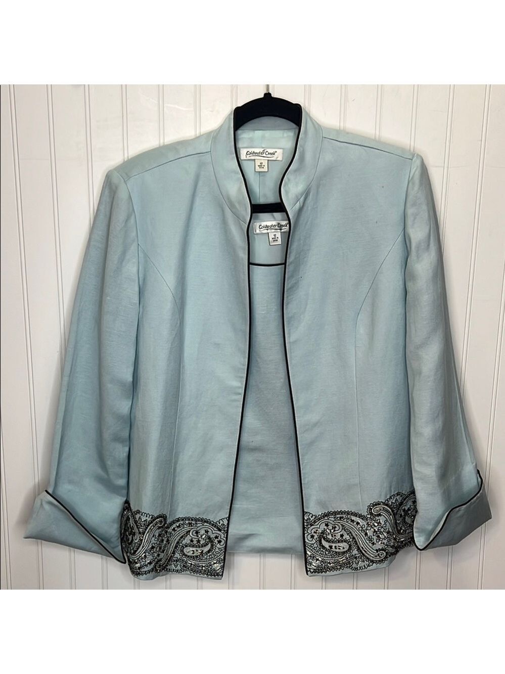 ColdWater Creek 2 Pc Tank and Jacket Size 12
